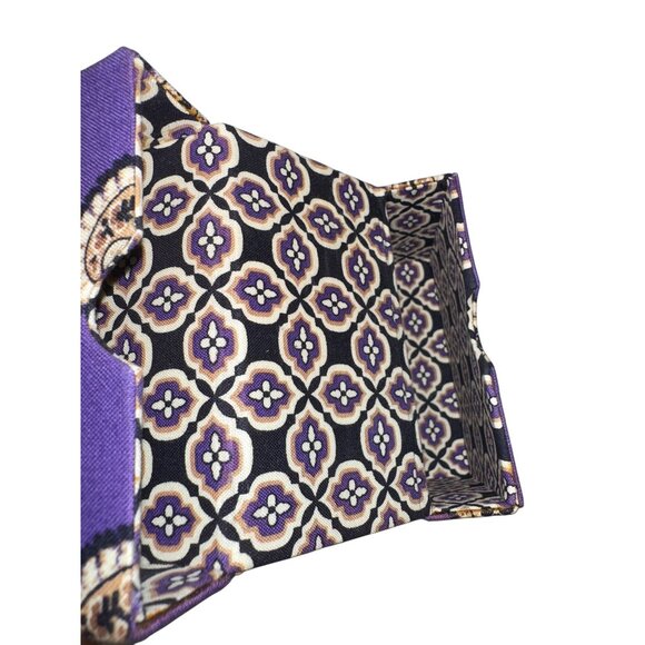 NWT Vera Bradley Playing Cards Mini Bag Simply Violet Cut The Deck Purple Black - Picture 4 of 5